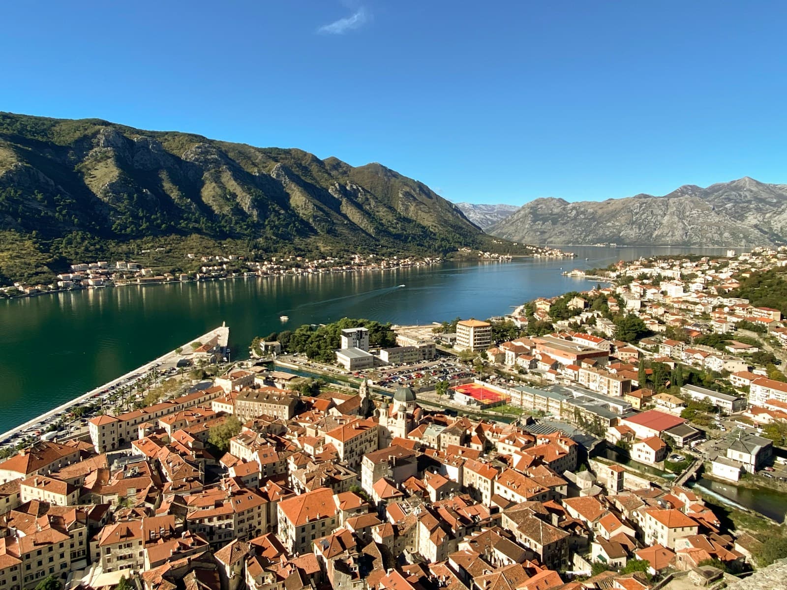 Bay of Kotor in Montenegro